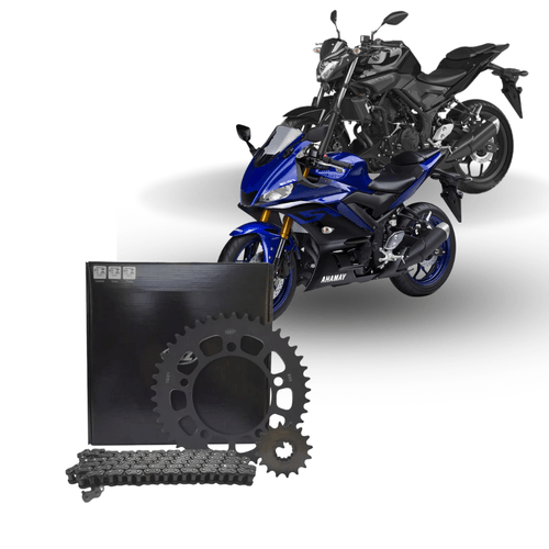 Kit Relação Transmissão Yamaha Mt03 R3 15 16 17 18 19 S/ret.