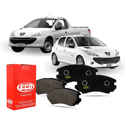 Pastilha De Freio Dianteiro Do Carro Peugeot 206 207 Hoggar
