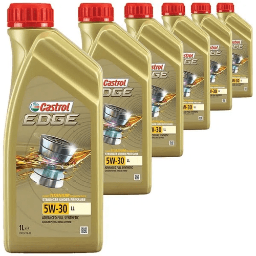 Kit 6 Óleo Sintético 5W30 LL Edge Castrol Nissan Volkswagen | Furlan Auto Peças