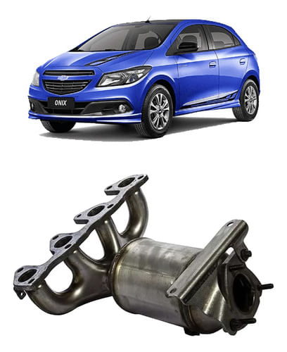 Catalisador Com Coletor Chevrolet Onix 2016 2017 2018 2019