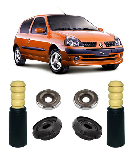 2 Batente Coifa Dianteiro Clio 1.6 2006 2007 2008 2009 2010