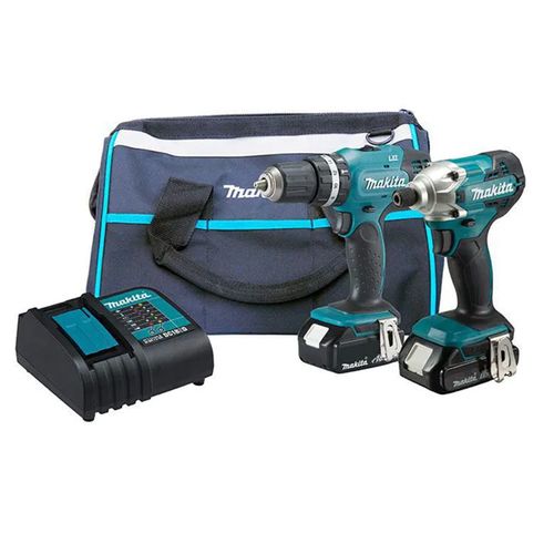 Combo Furadeira/Parafusadeira de Impacto 18V 1,5 Ah 2 Bat + Bolsa - MAKITA