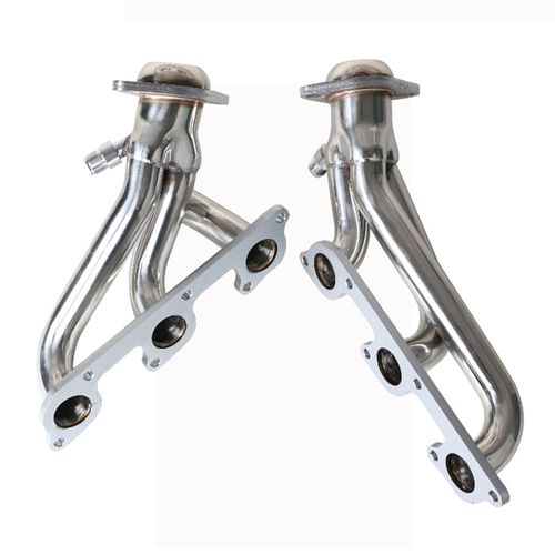 Coletor de escapamento 6x2 em aço inox polido para Ford Ranger V6 4.0 1998-2010 SOHC
