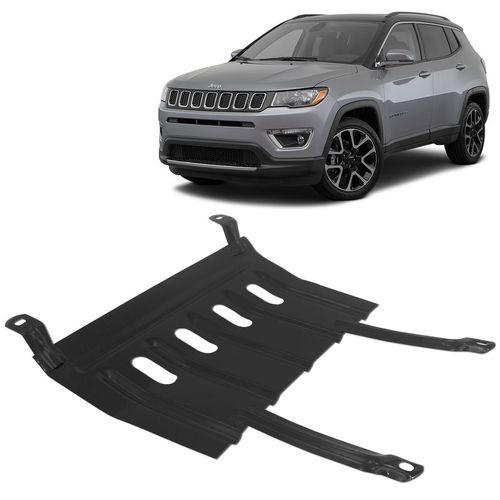 Protetor de Carter Jeep Compass 2017 a 2023 Peito de Aço