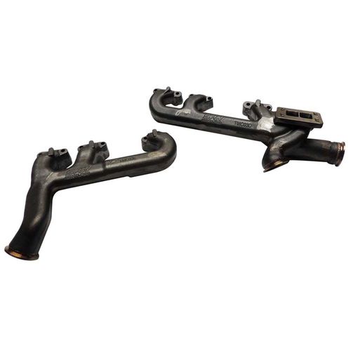 Coletor de escape para turbo GM V6 Vortec - Typhoon / Syclone / SS10 / S10 / Blazer - T3/T4 (par)