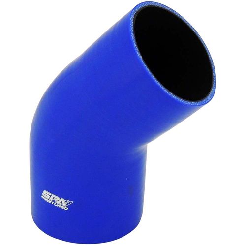 Mangueira de Pressurização de Silicone SPA 45° com redução 4" x 3 1/2" x 100mm