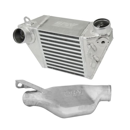 Intercooler "bombado" + Tubo de Pressurização Pancake em Alumínio p/