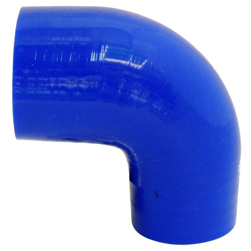 Mangueira de pressurização de silicone SPA 90° com redução 2 1/2" x 3" x 100mm