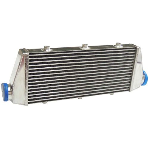 Intercooler Universal 510x235x50mm - Colméia Tube & Fin - 100% Alumínio - Entrada 2 3/4"