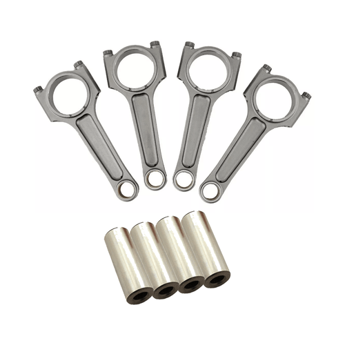 BIELA FORJADA SUPER A-BEAM BASIC 600CV 144mm (PARAFUSOS 3/8) - JOGO COM 4 UNIDADES + Pinos - PARA VW AP