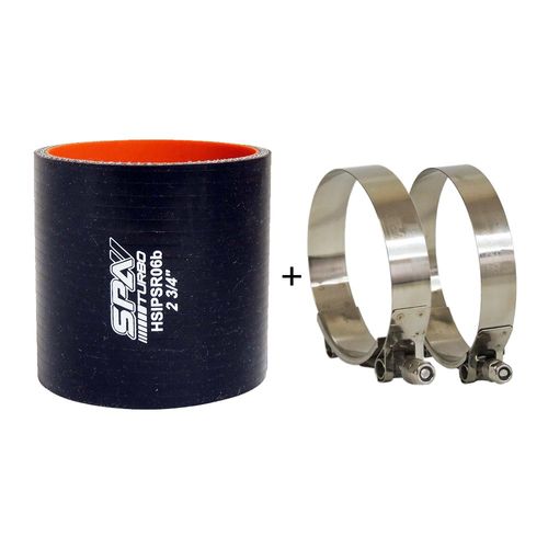 Mangueira de Pressurização de Silicone SPA reta 2 3/4" x 76mm