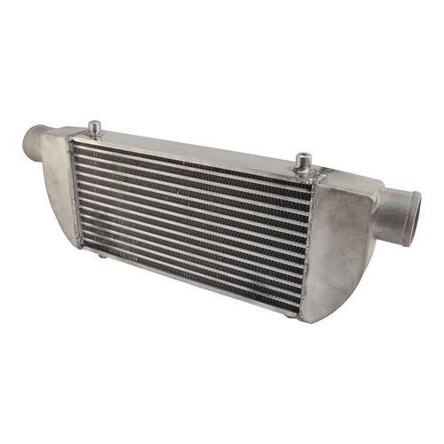 Intercooler Ar/Ar Tamanho 400x190x50mm / Modelo C Colméia Tube & Fin/ 100% Alumínio - Entrada/Saída 2,5'/ Produto Universal
