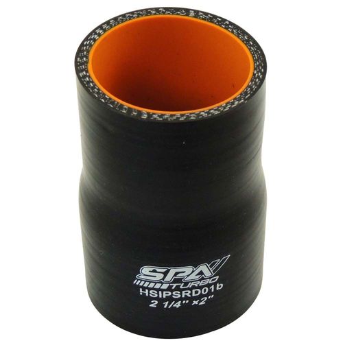 Mangueira de pressurização de silicone SPA reta com redução 2 1/4" x 2" x 100mm