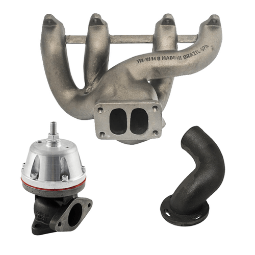 Coletor De Escape Ap Pulsativo No Farol Tmw14b + Wastegate MCSI SR2 + Saída de Escape Fundida