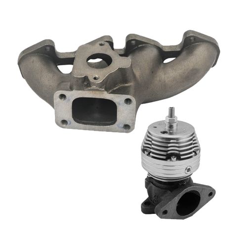 Coletor de escape para turbo VW AP 16V Longitudinal - T3 + WASTEGATE COMPACT "I"