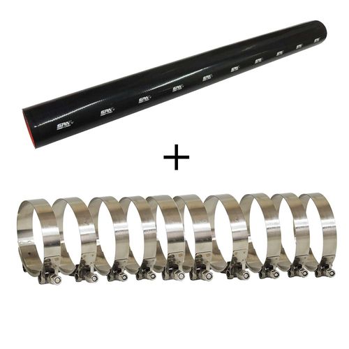 Mangueira de Pressurização de Silicone SPA reta 2 1/2" x 1 metro