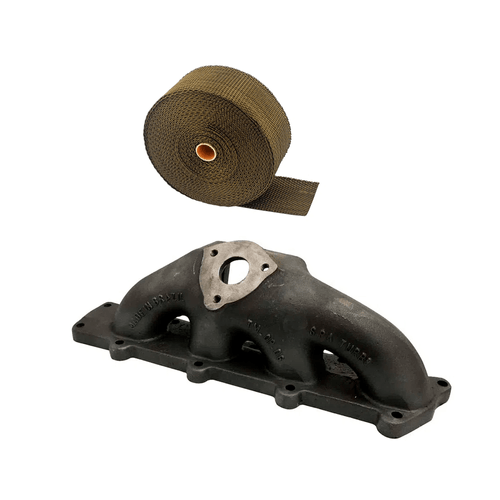 COLETOR DE ESCAPE PARA TURBO GM ASTRA / VECTRA 16V - T3 + FITA TÉRMICA TITANIUM SPA 2"10M