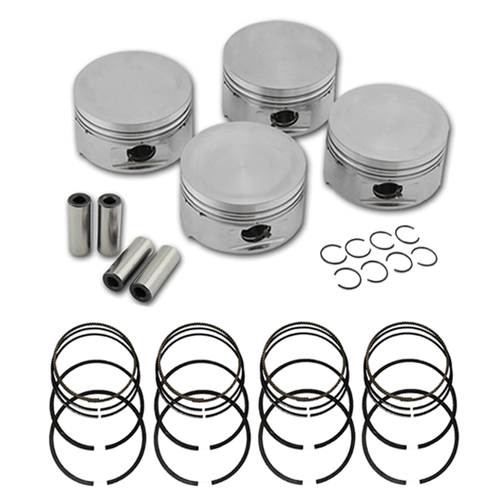 Kit forjado AP 2.0 Aspro: PISTÃO PLANO FORJADO - SPA LINHA SUPER A COM PINOS 63,45X20MM E TRAVAS + Aneis