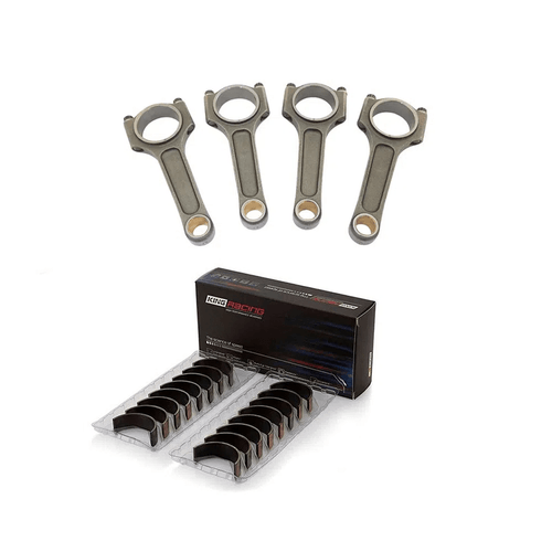 BIELA FORJADA SUPER A-BEAM BASIC 144MM 1100CV PARA VW/AUDI TSI 2.0 (PARAFUSOS 7/16) PINO 20MM - JOGO COM 4 UNIDADES + Bronzina