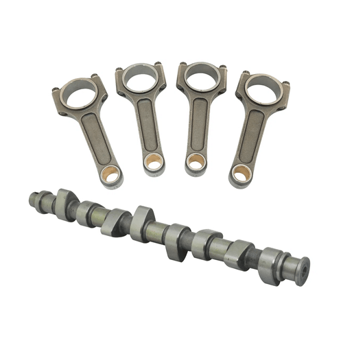 BIELA FORJADA SUPER A-BEAM BASIC 144MM 1100CV (PARAFUSOS 7/16) 4 UN + Comando válvula billet 296°A / 290°E turbo tucho mecânico VW AP 8V