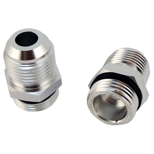 Par de Niples em alumínio billet 10AN para 10AN