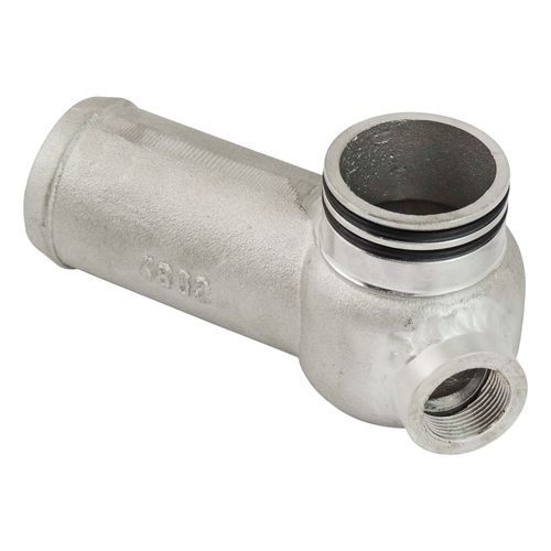 Tubo de pressurização universal em alumínio 90° 2" diâmetro O-ring com saída para válvula de prioridade (Kit KTW14 multiponto)