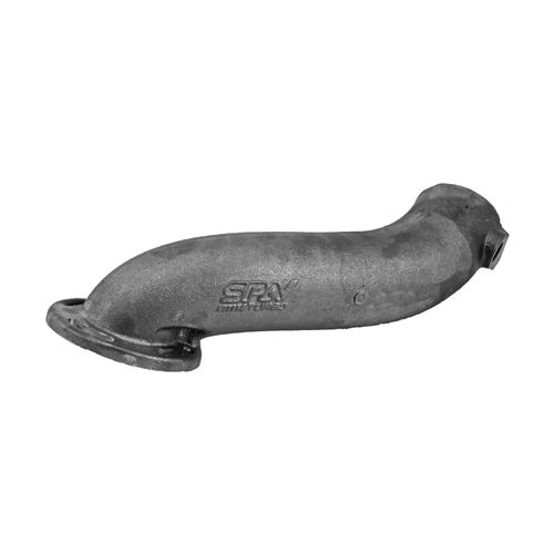 Saída de escape em ferro fundido 2,5" para coletor pulsativo no farol AP TMW01 e similares