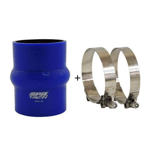Mangueira de pressurização de silicone SPA reta com hump 2 3/4" x 100mm