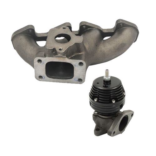 Coletor de escape para turbo VW AP 16V Longitudinal - T3 + WASTEGATE COMPACT "I"