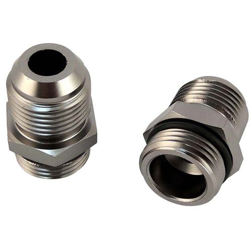 Par de Niples em alumínio billet 10AN para 10AN