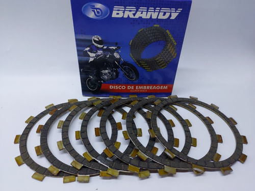 Disco De Embreagem Yamaha Rd350 Rd 350 Rd350lc Rd 350lc 7 Pç