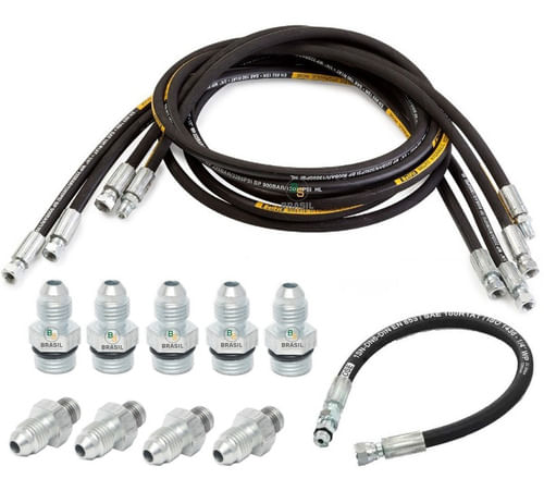 Kit Mangueira Prensada Suspensão Ar Alta  Vectra Antigo 2003