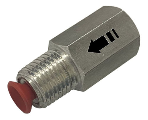 Válvula De Retenção Pneumática M/f 1/4 Npt P/ Suspensão A Ar