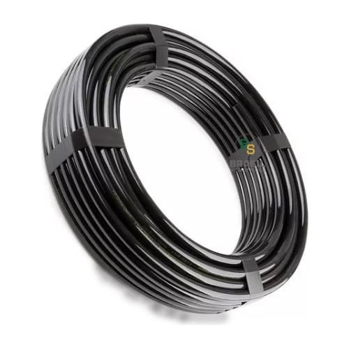 Rolo De Mangueira Pu 10mts De 8mm + 2 Niples  8mm