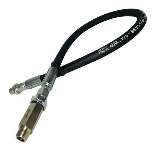 Mangueira Compressor 30cm Suspensão A Ar Prensada + Valvula