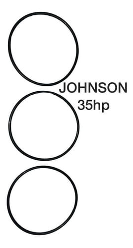 Anel Vedação Cabeçote Johnson 35hp 3 Cilindros (kit Com 3)
