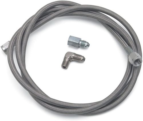 Linha revestida em aço inox para instalação de manômetros 4 AN - 6 Ft. - RUSSELL