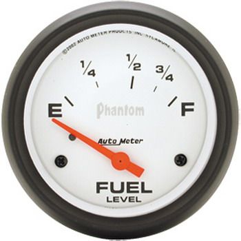 Instrumento Medir Nível Combustível Ford / Chrysler - (70  E / 8-12  F) - Elétrico - 2 5/8" - Phantom - AUTO METER