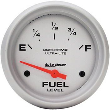 Instrumento Medir Nível Combustível GM - (0  E / 90  F) - Elétrico - 2 5/8" - Ultra-Lite - AUTO METER