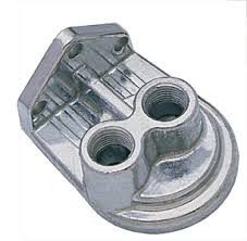 Suporte Remoto para Filtro de Óleo - Entrada Vertical - TRANS DAPT