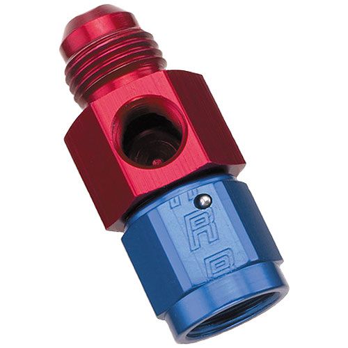 Adaptador 6AN com Furo 1/8" NPT para Manômetros - RUSSELL