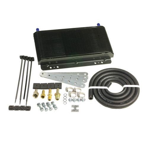 Kit Radiador de Óleo para Transmissão Automática - Preto - B&M