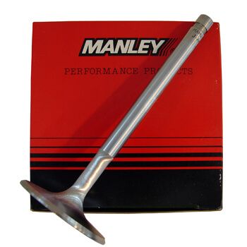 Válvula Aço Inox 1.94" Chevrolet Small Block - Admissão -Swirl Polished - Race Flo - MANLEY