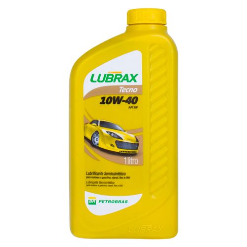Óleo de motor Lubrax Tecno 10w40 Api SN Semissintético 1 litro