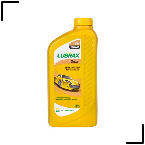 Óleo de Motor Lubrax Tecno 15W40 Semissintético API SN 1L