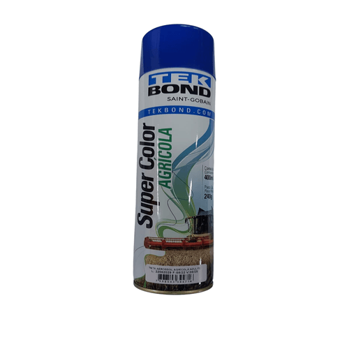 Tinta Spray Azul New Holland Agrícola Super Color 400ML TekBond