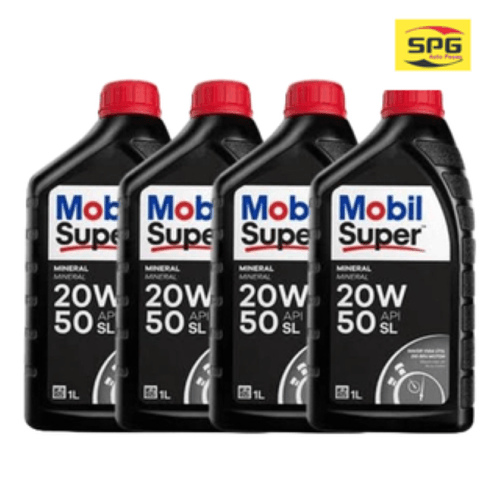Óleo Mobil Super 20w50 Mineral Orig Carro Kit 4L
