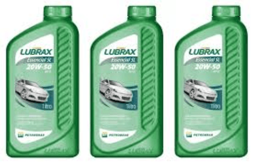 ÓLEO MOTOR MINERAL 20W50 SL ESSENCIAL 3L LUBRAX