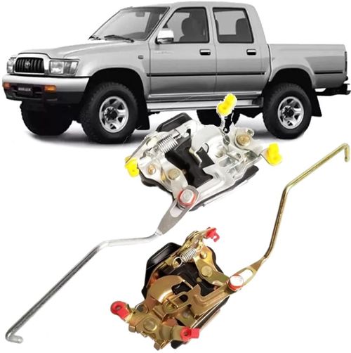 Par Fechadura Porta Dianteira Hilux Pick Up Cabine Dupla de 1998 À 2004