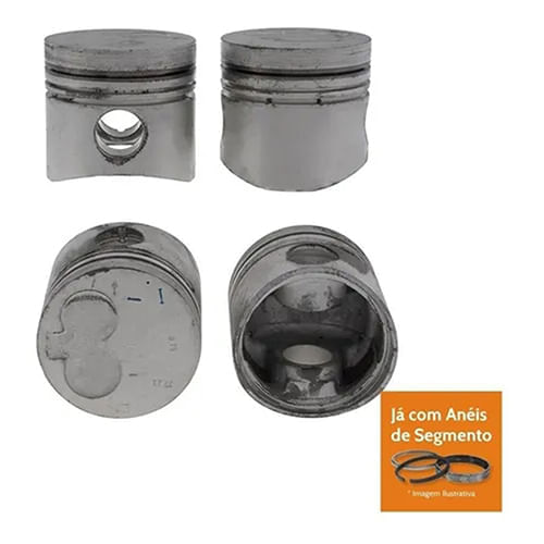 PISTAO COM ANEL - VW KOMBI 1.6 DIESEL